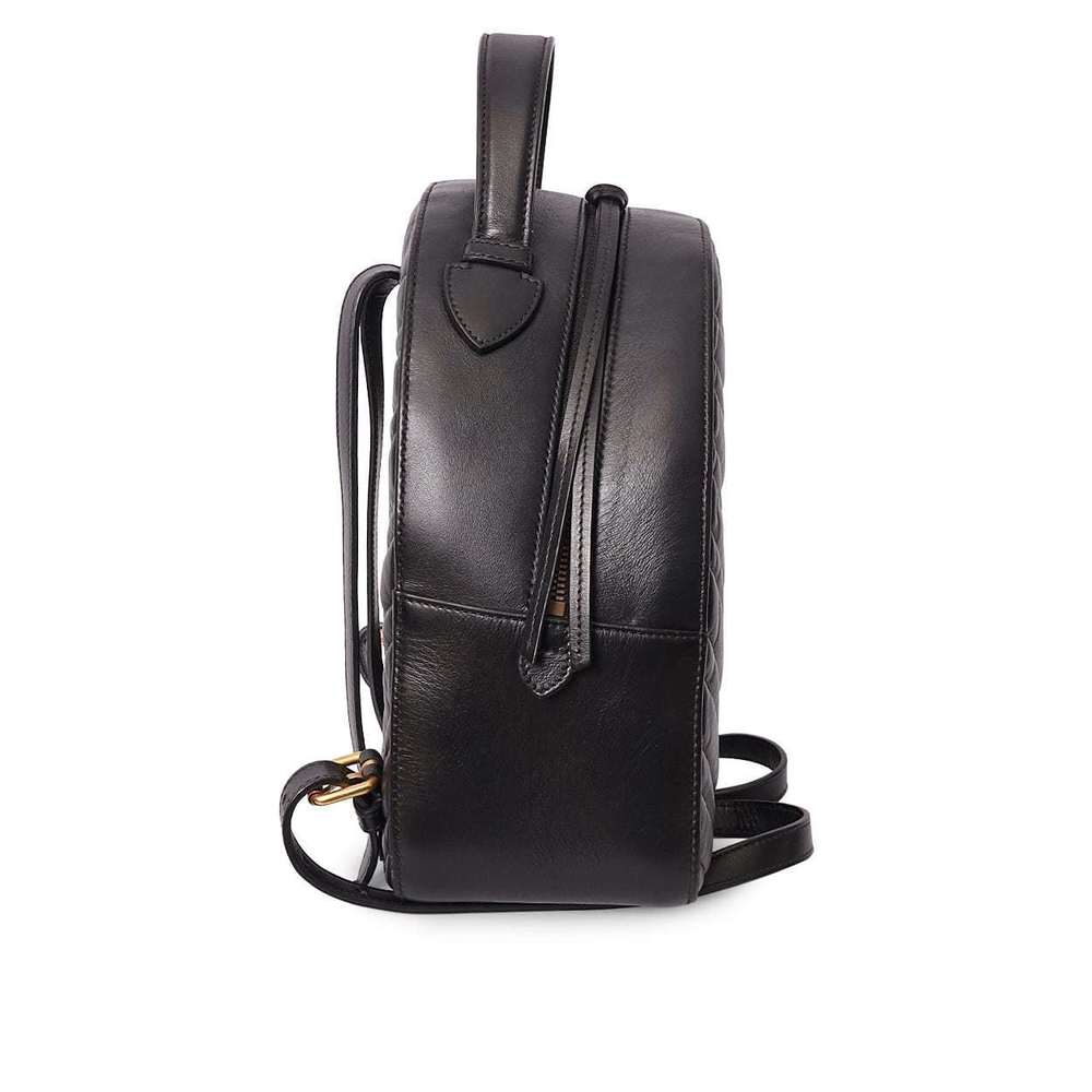 GUCCI Matelasse Marmont GG Backpack Black - Picture 5 of 8